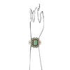 Bronze and Stone Turquoise Statement Bracelet - Barse Jewelry