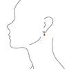 Bronze Carnelian Charm Earrings - Barse Jewelry