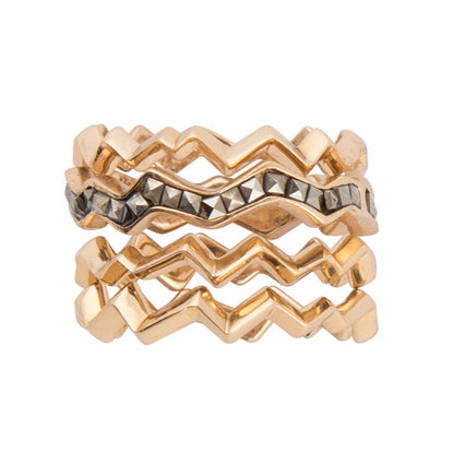 Bronze Marcasite Ring - Barse Jewelry