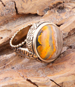 Bumblebee Jasper Statement Ring - Barse Jewelry