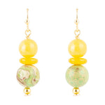 Cabana Green and Yellow Jasper Earrings - Barse Jewelry