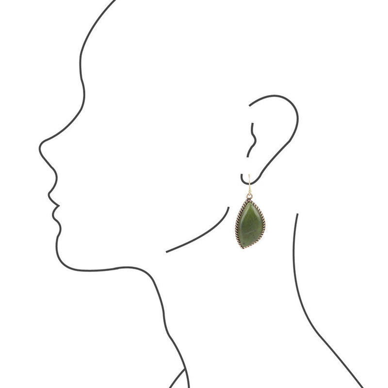 Canadian Jade Vibrance Bronze Earrings - Barse Jewelry