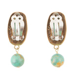 Catalina Turquoise Clip Earrings - Barse Jewelry