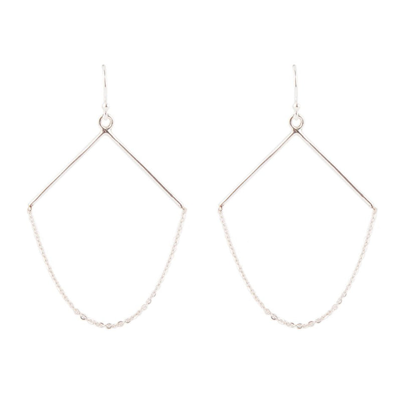 Chained Up Sterling Silver Earrings - Barse Jewelry