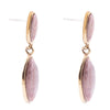 Champion Double Drop Rhodonite Earrings - Barse Jewelry