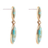 Champion Double Drop Turquoise Earrings - Barse Jewelry
