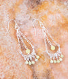 Chartruese Lemon Jade Chandelier Earrings - Barse Jewelry