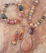 Cheyenne Ruby Quartz Chunky Bracelet - Barse Jewelry
