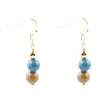 Cheyenne Wood Agate Drop Earrings - Barse Jewelry