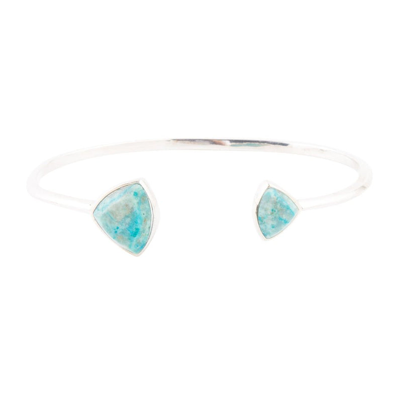 Chrysocolla Open Cuff Bracelet - Barse Jewelry