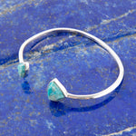 Chrysocolla Open Cuff Bracelet - Barse Jewelry