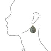 Chrysocolla Slab Drop Earrings - Barse Jewelry