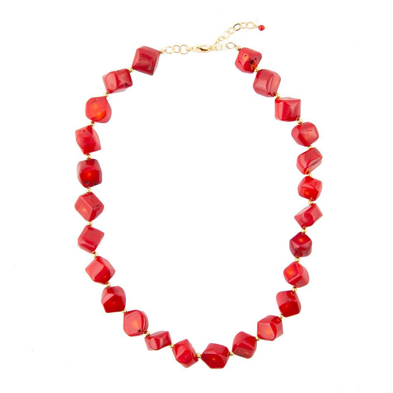 Chunky Coral Statement Necklace - Barse Jewelry