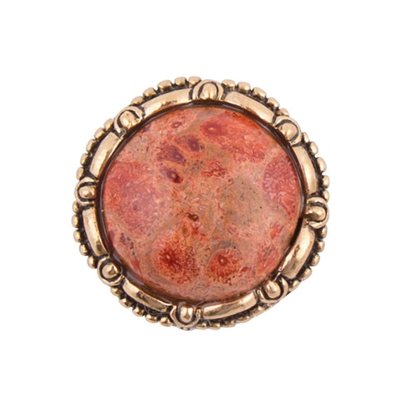 Circle of Coral Ring - Barse Jewelry