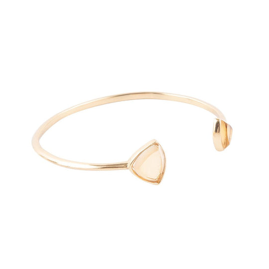Citrine Open Cuff Bracelet