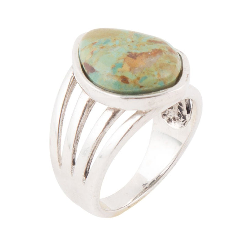 Classy Sterling Silver Turquoise Ring - Barse Jewelry