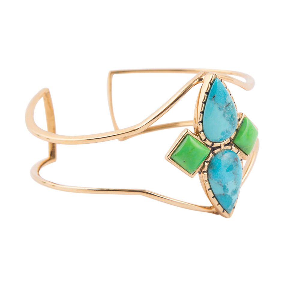 Colors of Turquoise Cuff Bracelet - Barse Jewelry