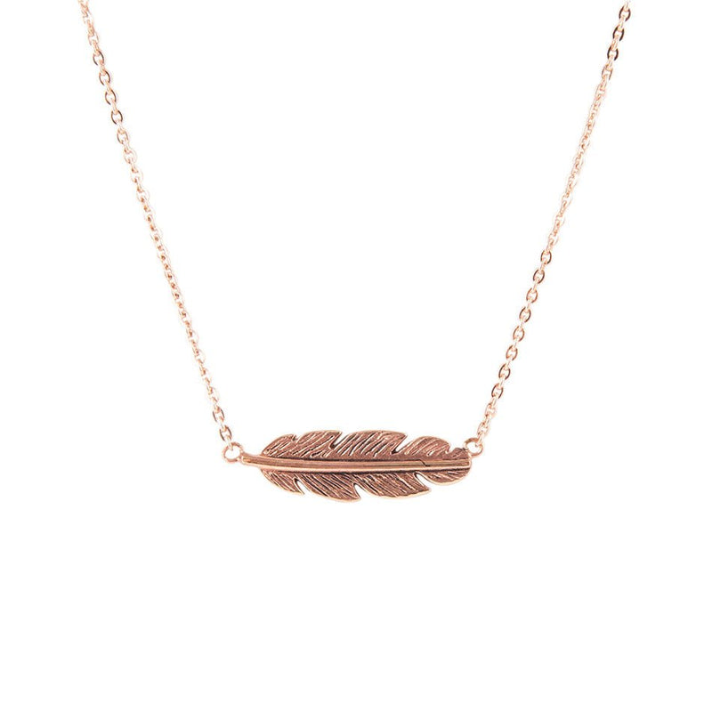 Copper Quill Necklace - Barse Jewelry
