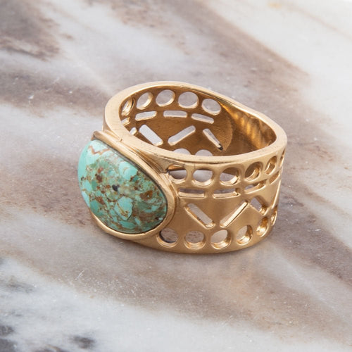 Copy of Cut it Out Turquoise Ring - Barse Jewelry