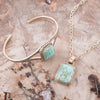 Credence Genuine Turquoise Pendant Necklace - Barse Jewelry