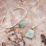 Credence Genuine Turquoise Pendant Necklace - Barse Jewelry