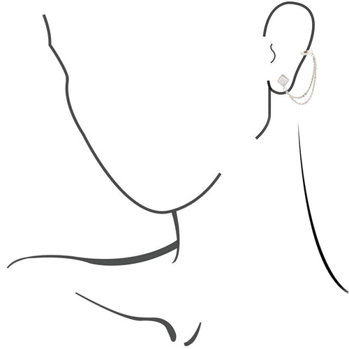 Cuffed Up Earring - Barse Jewelry