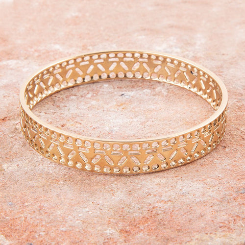 Cut it Out Bangle Bracelet - Barse Jewelry