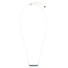 Dainty Azurite Bar Necklace - Barse Jewelry