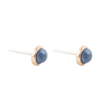 Dainty Dot Earring- Lapis - Barse Jewelry