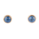 Dainty Dot Earring- Lapis - Barse Jewelry