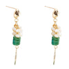 Dani Turquoise and Shell Drop Earrings - Barse Jewelry