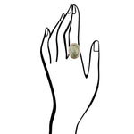 Dark Canadian Jade Faceted Ring - Barse Jewelry