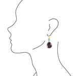 Dark Shell Turquoise Earrings - Barse Jewelry