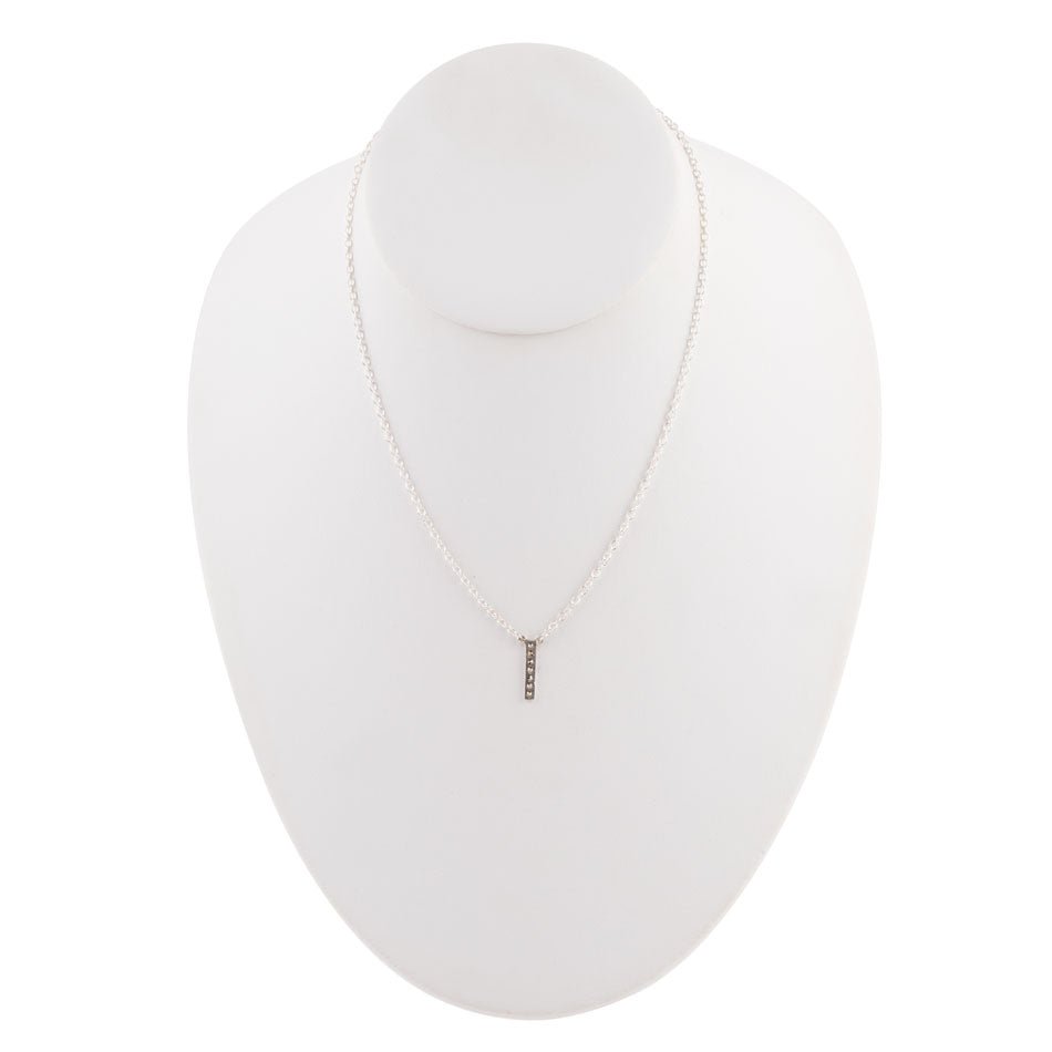Delicate Bar Necklace - Barse Jewelry