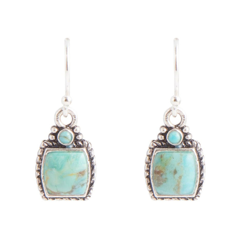 Delicately Detailed Turquoise Earrings - Barse Jewelry