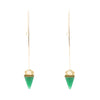 Delphi Green Agate Charm Earrings - Barse Jewelry