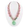 Desert Sunrise Mint Quartz Necklace - Barse Jewelry