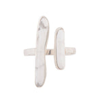 Doubled Up Ring - Howlite - Barse Jewelry