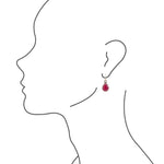 Dreamy Drop Red Onyx Earrings - Barse Jewelry