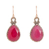 Dreamy Drop Red Onyx Earrings - Barse Jewelry
