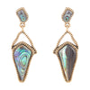 Drift Abalone and Bronze Earrings - Barse Jewelry