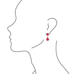 Drip to Drip Ruby Onyx Earrings - Barse Jewelry