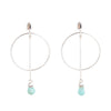 Drop a Line Earring - Sterling Sivler - Barse Jewelry