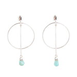 Drop a Line Earring - Sterling Sivler - Barse Jewelry