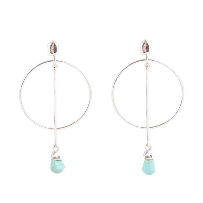 Drop a Line Earring - Sterling Sivler - Barse Jewelry