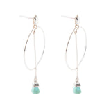 Drop a Line Earring - Sterling Sivler - Barse Jewelry