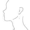 Drop a Line Earring - Sterling Sivler - Barse Jewelry