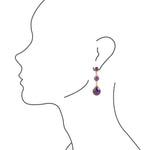 Drops of Amethyst Post Earrings - Barse Jewelry