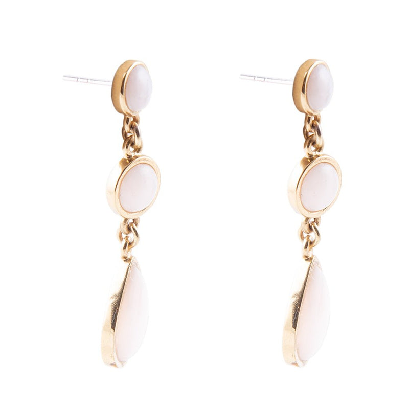 Drops of Pink Opal Earrings - Barse Jewelry
