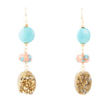 Druzy Drops Earrings - Barse Jewelry